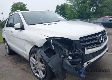 2014 Mercedes-Benz Ml 350 4Matic из США, поврежденный, VIN 4JGDA5HB3EA284903